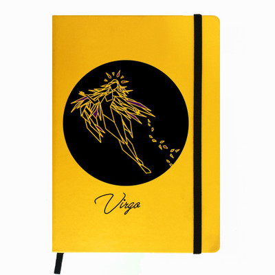 

Hamee A5 Notebook(Designer Printed PU Leather Undated A5 Notebook Planner, Yellow)