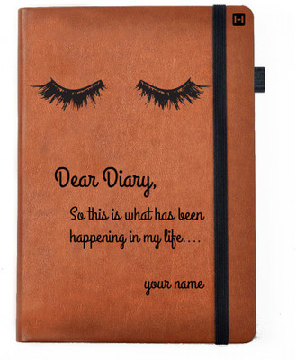 

Hamee A5 Notebook(Designer Printed PU Leather Undated A5 Notebook Planner, Tan)