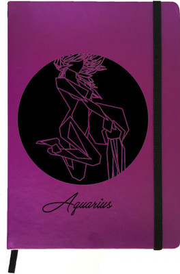 

Hamee A5 Notebook(Designer Printed PU Leather Undated A5 Notebook Planner, Purple)