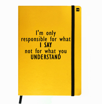 

Hamee A5 Notebook(Designer Printed PU Leather Undated A5 Notebook Planner, Yellow)