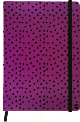 

Hamee A5 Notebook(Designer Printed PU Leather Undated A5 Notebook Planner, Purple)