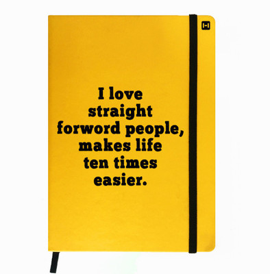 

Hamee A5 Notebook(Designer Printed PU Leather Undated A5 Notebook Planner, Yellow)