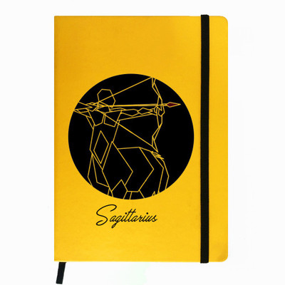 

Hamee A5 Notebook(Designer Printed PU Leather Undated A5 Notebook Planner, Yellow)