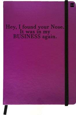 

Hamee A5 Notebook(Designer Printed PU Leather Undated A5 Notebook Planner, Purple)