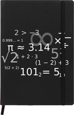 

Hamee A5 Notebook(Designer Printed PU Leather Undated A5 Notebook Planner, Black)