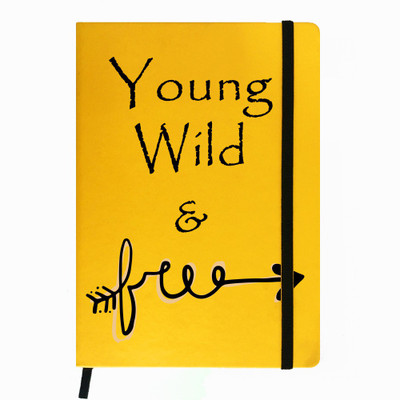 

Hamee A5 Notebook(Designer Printed PU Leather Undated A5 Notebook Planner, Yellow)