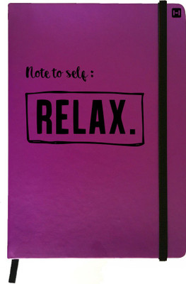 

Hamee A5 Notebook(Designer Printed PU Leather Undated A5 Notebook Planner, Purple)