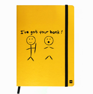 

Hamee A5 Notebook(Designer Printed PU Leather Undated A5 Notebook Planner, Yellow)
