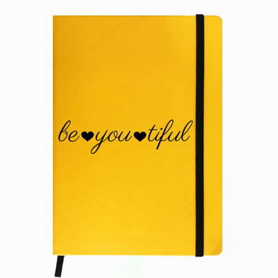 

Hamee A5 Notebook(Designer Printed PU Leather Undated A5 Notebook Planner, Yellow)