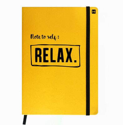 

Hamee A5 Notebook(Designer Printed PU Leather Undated A5 Notebook Planner, Yellow)