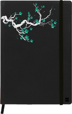 

Hamee A5 Notebook(Designer Printed PU Leather Undated A5 Notebook Planner, Black)