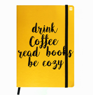 

Hamee A5 Notebook(Designer Printed PU Leather Undated A5 Notebook Planner, Yellow)