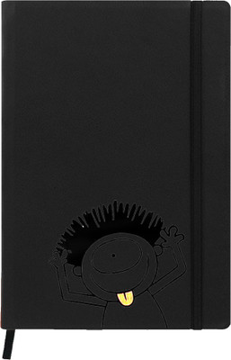 

Hamee A5 Notebook(Designer Printed PU Leather Undated A5 Notebook Planner, Black)