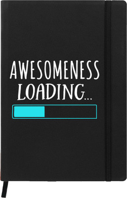 

Hamee A5 Notebook(Designer Printed PU Leather Undated A5 Notebook Planner, Black)