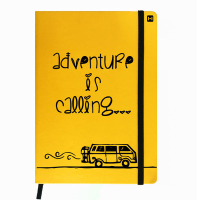 

Hamee A5 Notebook(Designer Printed PU Leather Undated A5 Notebook Planner, Yellow)