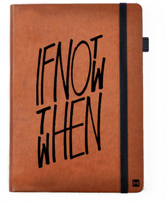 

Hamee A5 Notebook(Designer Printed PU Leather Undated A5 Notebook Planner, Tan)