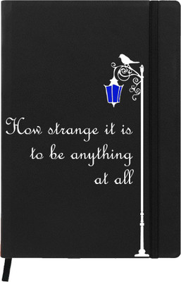 

Hamee A5 Notebook(Designer Printed PU Leather Undated A5 Notebook Planner, Black)