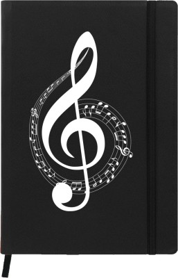 

Hamee A5 Notebook(Designer Printed PU Leather Undated A5 Notebook Planner, Black)