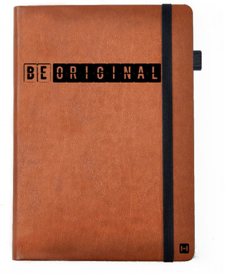 

Hamee A5 Notebook(Designer Printed PU Leather Undated A5 Notebook Planner, Tan)