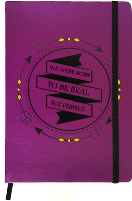 

Hamee A5 Notebook(Designer Printed PU Leather Undated A5 Notebook Planner, Purple)
