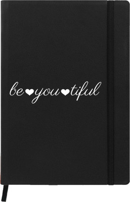

Hamee A5 Notebook(Designer Printed PU Leather Undated A5 Notebook Planner, Black)