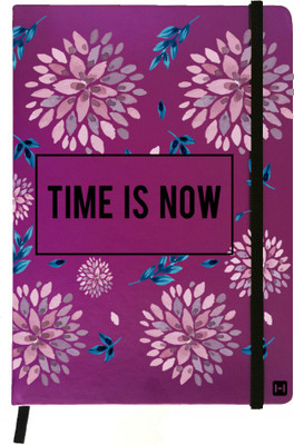 

Hamee A5 Notebook(Designer Printed PU Leather Undated A5 Notebook Planner, Purple)
