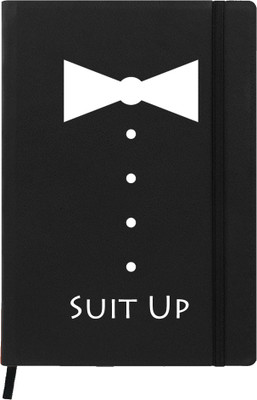 

Hamee A5 Notebook(Designer Printed PU Leather Undated A5 Notebook Planner, Black)