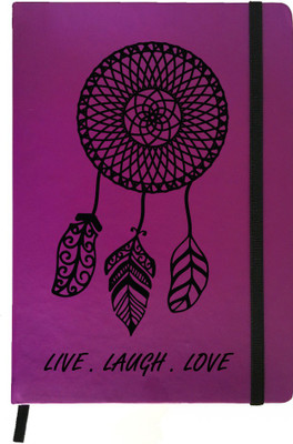 

Hamee A5 Notebook(Designer Printed PU Leather Undated A5 Notebook Planner, Purple)