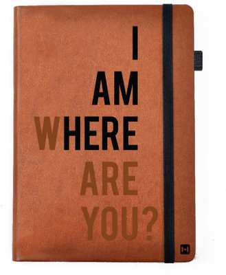 

Hamee A5 Notebook(Designer Printed PU Leather Undated A5 Notebook Planner, Tan)