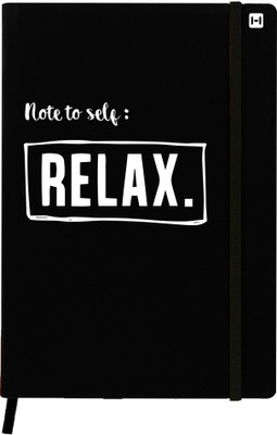 

Hamee A5 Notebook(Designer Printed PU Leather Undated A5 Notebook Planner, Black)