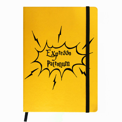 

Hamee A5 Notebook(Designer Printed PU Leather Undated A5 Notebook Planner, Yellow)