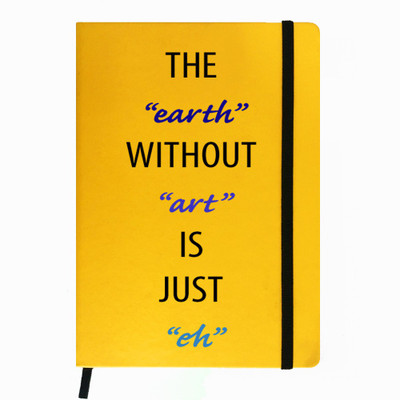 

Hamee A5 Notebook(Designer Printed PU Leather Undated A5 Notebook Planner, Yellow)