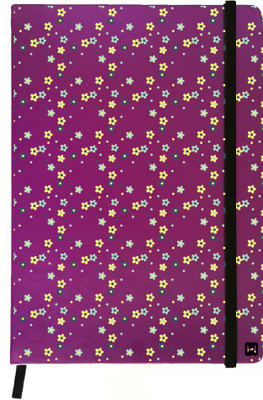 

Hamee A5 Notebook(Designer Printed PU Leather Undated A5 Notebook Planner, Purple)