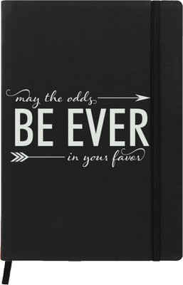 

Hamee A5 Notebook(Designer Printed PU Leather Undated A5 Notebook Planner, Black)
