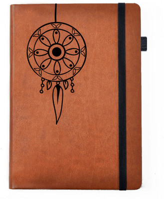 

Hamee A5 Notebook(Designer Printed PU Leather Undated A5 Notebook Planner, Tan)