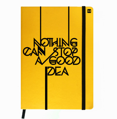 

Hamee A5 Notebook(Designer Printed PU Leather Undated A5 Notebook Planner, Yellow)