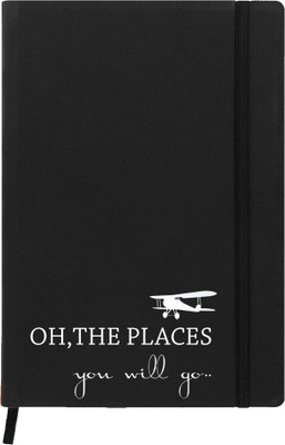 

Hamee A5 Notebook(Designer Printed PU Leather Undated A5 Notebook Planner, Black)