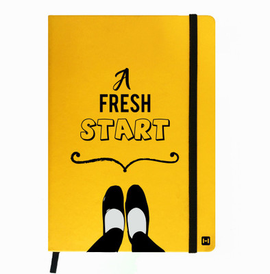 

Hamee A5 Notebook(Designer Printed PU Leather Undated A5 Notebook Planner, Yellow)