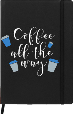 

Hamee A5 Notebook(Designer Printed PU Leather Undated A5 Notebook Planner, Black)