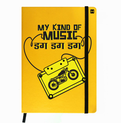 

Hamee A5 Notebook(Designer Printed PU Leather Undated A5 Notebook Planner, Yellow)