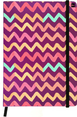 

Hamee A5 Notebook(Designer Printed PU Leather Undated A5 Notebook Planner, Purple)