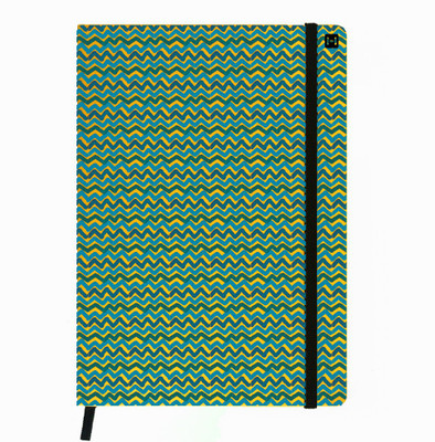 

Hamee A5 Notebook(Designer Printed PU Leather Undated A5 Notebook Planner, Yellow)