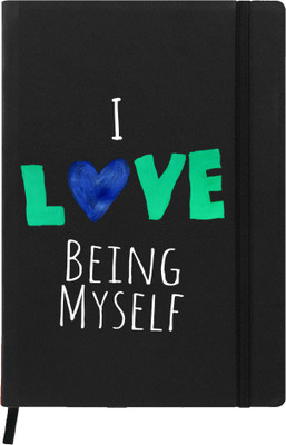 

Hamee A5 Notebook(Designer Printed PU Leather Undated A5 Notebook Planner, Black)