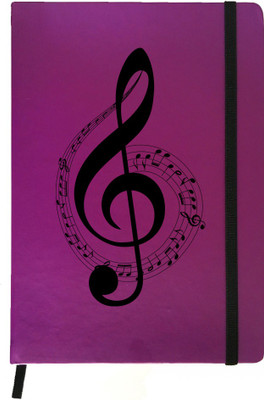 

Hamee A5 Notebook(Designer Printed PU Leather Undated A5 Notebook Planner, Purple)