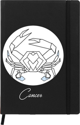 

Hamee A5 Notebook(Designer Printed PU Leather Undated A5 Notebook Planner, Black)