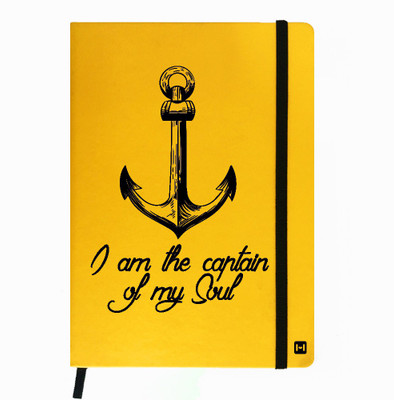 

Hamee A5 Notebook(Designer Printed PU Leather Undated A5 Notebook Planner, Yellow)
