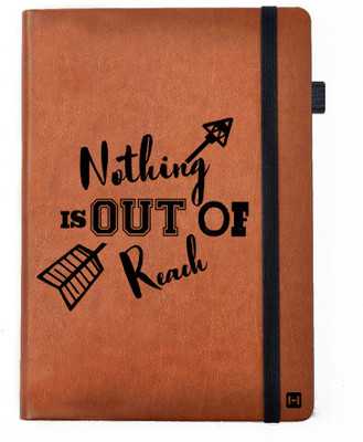 

Hamee A5 Notebook(Designer Printed PU Leather Undated A5 Notebook Planner, Tan)