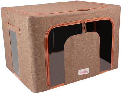 

BlushBees Foldable Wardrobe Clothes Organizer, 66 Litrer(Brown)