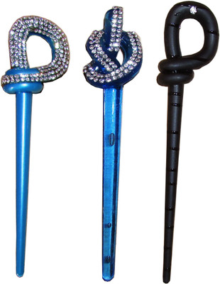 

Vatsalya Creation combo of juda sticks Bun Stick(Multicolor)