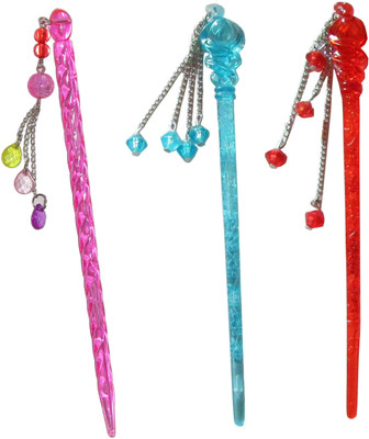 

Yashasvi combo of juda sticks Bun Stick(Multicolor)